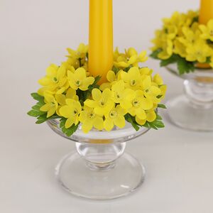 Венок для свечи Гипсофила - Gialletto 10 см EDG фото 5