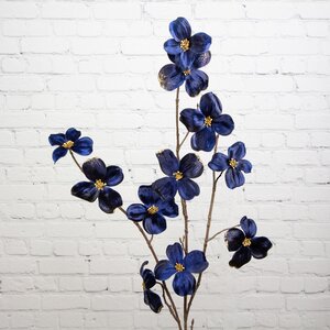 Декоративная ветка Cornus di Amore 100 см синяя EDG фото 1