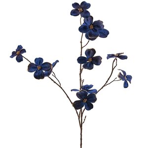 Декоративная ветка Cornus di Amore 100 см синяя EDG фото 2