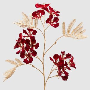 Искусственная ветка Doretta 103 см красная EDG фото 1