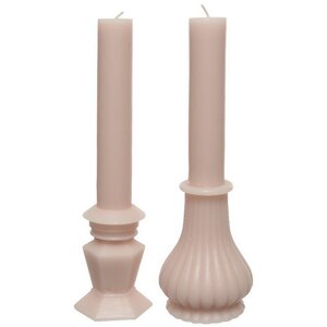 Декоративная свеча Normanni Royale: Blush Pink 25 см Kaemingk фото 3