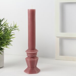 Декоративная свеча Caserta Royale: Velvet Pink 25 см Kaemingk фото 1