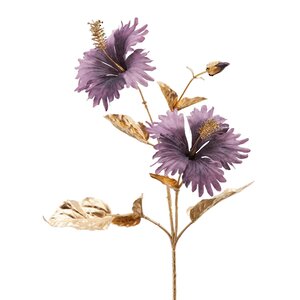 Искусственная ветка Hibiscus Chiara 68 см лавандовая EDG фото 5