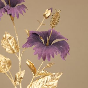 Искусственная ветка Hibiscus Chiara 68 см лавандовая EDG фото 2