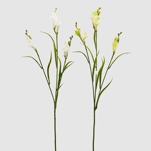 Искуcственный цветок Фрезия - Refracta Alba 65 см EDG фото 5