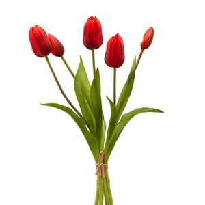 Силиконовые тюльпаны Стелла Аризона 5 шт, 40 см EDG фото 10