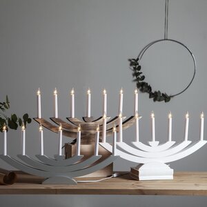 Семисвечник рождественский Navida 60*30 см древесный Star Trading фото 4