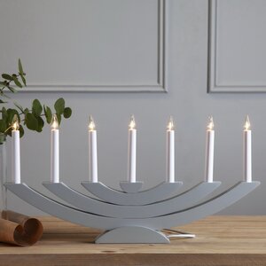 Семисвечник рождественский Navida 60*30 см серый Star Trading фото 2