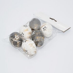 Пасхальные подвески Яйца - Art Easter 6 см, 6 шт Breitner фото 5