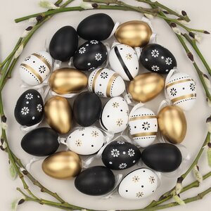 Пасхальные подвески Яйца - Glamorous Easter 4 см, 24 шт Breitner фото 4