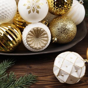 Набор пластиковых шаров Shine Collection: Christmas Jazz 8 см, 42 шт Winter Deco фото 2