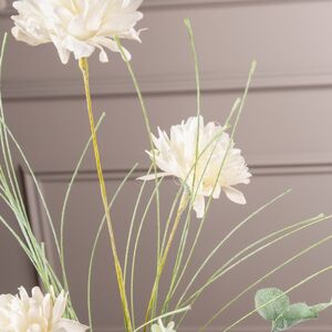 Искусственный букет Флоранс Гарден - Белые Георгины 66 см Kaemingk (Кейминг) фото 2