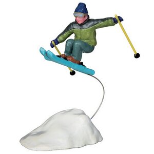 Фигурка В полёте на лыжах, 10 см Lemax фото 1