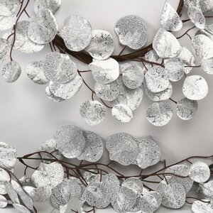 Гирлянда из искусственных листьев Ontario Silver 150 см Kaemingk фото 2