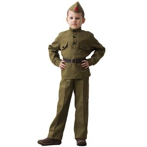 Детская военная форма Солдат в брюках, рост 122-134 см Бока С фото 1