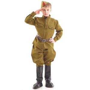 Детская военная форма Солдат в галифе, рост 122-134 см Бока С фото 1