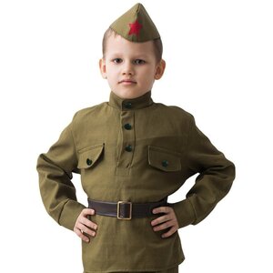 Детская военная форма Солдат, рост 104-116 см (без брюк) Бока С фото 1