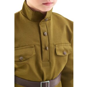 Детская военная форма Солдат, рост 122-134 см (без брюк) Бока С фото 3