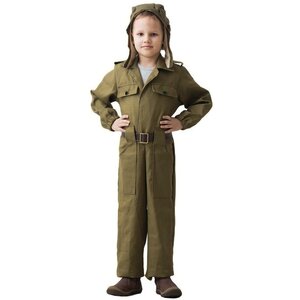 Детский военный костюм Танкист, рост 140-152 см Бока С фото 1