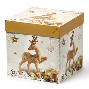 Подарочная коробка Glorious - Волшебный Олень 15*15 см Serpantin фото 2