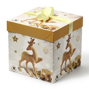 Подарочная коробка Glorious - Волшебный Олень 15*15 см Serpantin фото 1