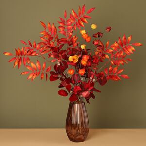 Искусственная ветка Физалис 90 см оранжевый Boltze фото 6