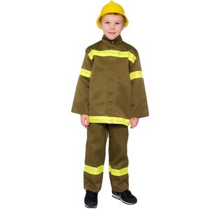 Карнавальный костюм Пожарный, рост 122-134 см Бока С фото 1