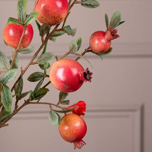 Искусственная ветка Гранат Легрелле 76 см красная EDG фото 2