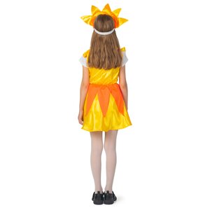 Карнавальный костюм Солнышко (платье), рост 104-116 см Бока С фото 4