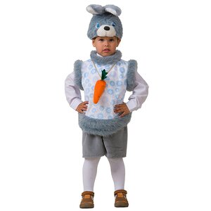 Карнавальный костюм Кролик Кроха, рост 110 см Батик фото 1