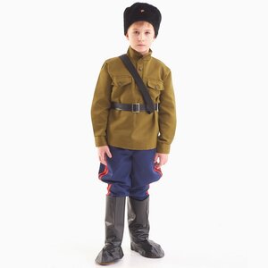 Карнавальный костюм Казак Военный, рост 140-152 см Бока С фото 1