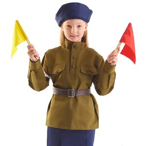 Детская военная форма Регулировщица, рост 140-152 см Бока С фото 2