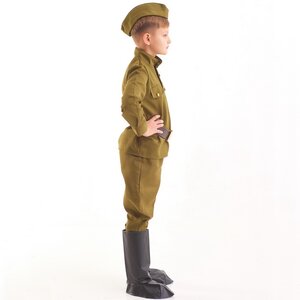 Детская военная форма Солдат в галифе люкс, рост 140-152 см Бока С фото 7