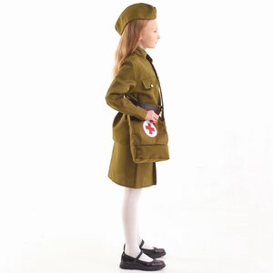 Детская военная форма Санитарка люкс, рост 122-134 см Бока С фото 8