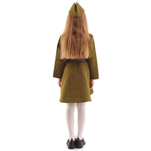 Детская военная форма Солдаточка в платье люкс, рост 152-164 см, размер 40-42 Бока С фото 8