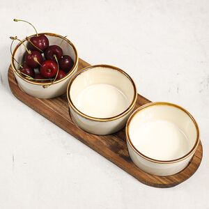 Набор для сервировки Brilly Creme Long 32 см, 4 предмета Koopman фото 4