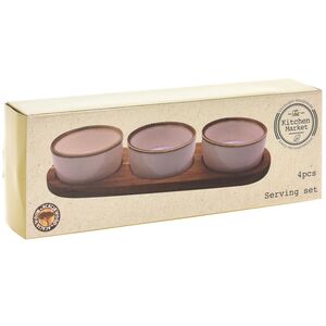 Набор для сервировки Brilly Creme Long 32 см, 4 предмета Koopman фото 2