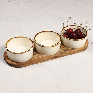 Набор для сервировки Brilly Creme Long 32 см, 4 предмета Koopman фото 5