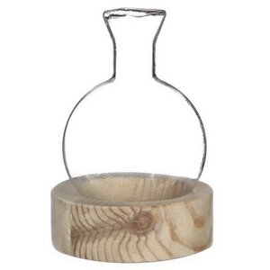 Декоративная ваза Siogardo 5 см на деревянной подставке, стекло Ideas4Seasons фото 4