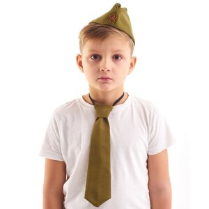 Карнавальный набор галстук и военная пилотка 56 см Бока С фото 1