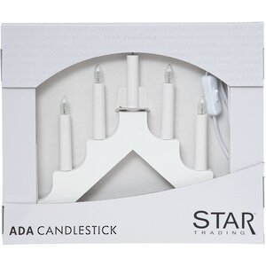 Светильник-горка Ada 38*30 см белый, 7 электрических свечей Star Trading фото 5