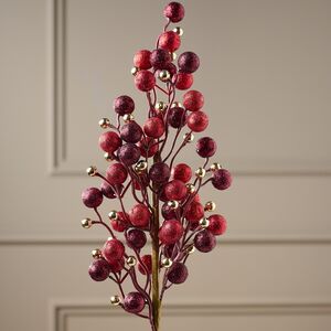 Декоративная ветка с ягодами Эннис: Канун Рождества 60 см Winter Deco фото 1