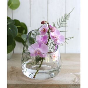 Декоративная ваза Корфу 13 см, стекло Ideas4Seasons фото 1