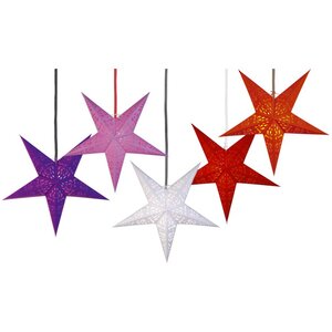 Кабель для бумажной светящейся звезды с выключателем 5 м белый, цоколь Е14 Star Trading фото 3