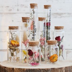 Стеклянная колба с цветами Флорикко: Миллона 13 см Ideas4Seasons фото 3