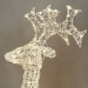 Светодиодный олень Нельсон 78 см, 120 теплых белых LED ламп, IP44 Winter Deco фото 8