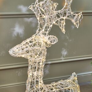 Светодиодный олень Нельсон 78 см, 120 теплых белых LED ламп, IP44 Winter Deco фото 2