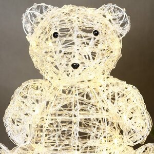 Светодиодный медведь Винни 44 см, 70 теплых белых LED ламп, IP44 Winter Deco фото 3