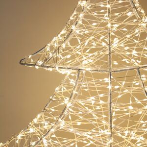 Светодиодная фигура Елка Аноретта 45 см, 700 теплых белых микро LED ламп, IP44 Winter Deco фото 2