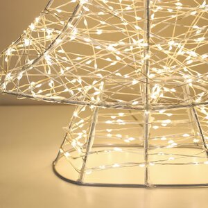 Светодиодная фигура Елка Аноретта 45 см, 700 теплых белых микро LED ламп, IP44 Winter Deco фото 4